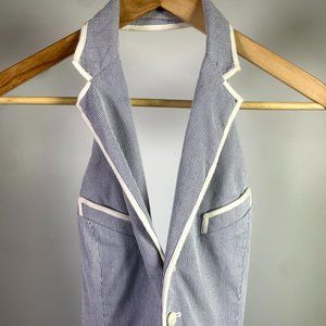 Rugby Ralph Lauren Seersucker Halter Dress with slight spot on back